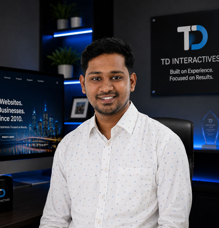 Iqbal Hossen, senior developer and client support at TD Interactives